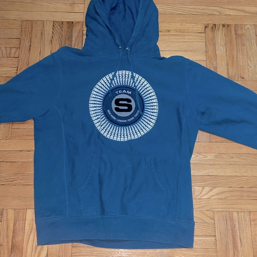 Supreme Chenille Applique Hooded Sweatshirt